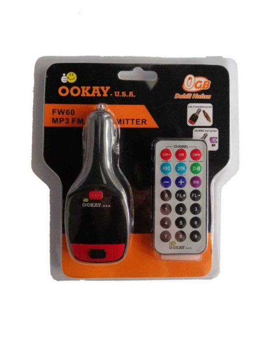 OOKAY MP3 FM Transmitter Dönüştürücü FW60