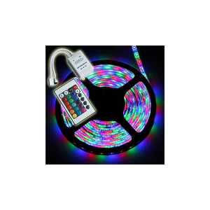 Animasyonlu Tak Çalıştır Kumandalı Trafolu Rgb Şerit Işık Aydınlatma 5 Metre