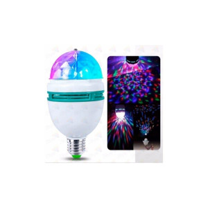 Winlight 3W LED Renkli Disko Ampulü Hareketli 360 Derece Dönen - Disco Topu Led Ampul
